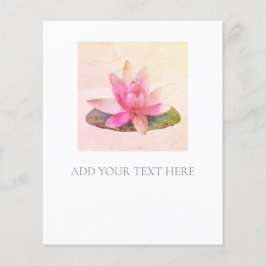 チラシ：ピンクロータス チラシ