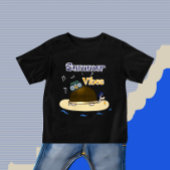 チラチラするカメ ベビーTシャツ