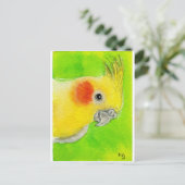 チラチラする ポストカード (スタンド正面)