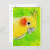 チラチラする ポストカード (正面/裏面)