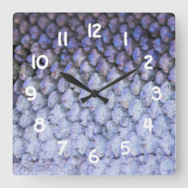 チラチラ光るサケ スクエア壁時計