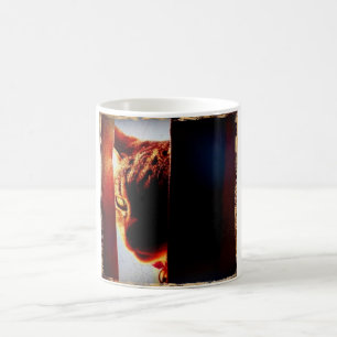チラッと見る コーヒーマグカップ