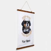 チラッ！カスタム26"x36"垂直 吊り下げ型タペストリー (傾斜あり)