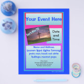 チラー恋しく思ヤしない – 青 チラシ (シングル)