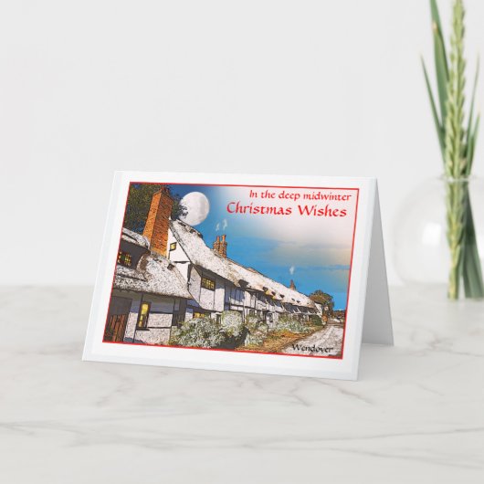 チラ素朴ンズクリスマスカード シーズンカード (正面)