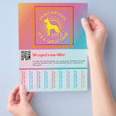 チラ鮮やかー販売色 チラシ (手)