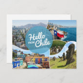 チリからこんにちは ポストカード (正面/裏面)