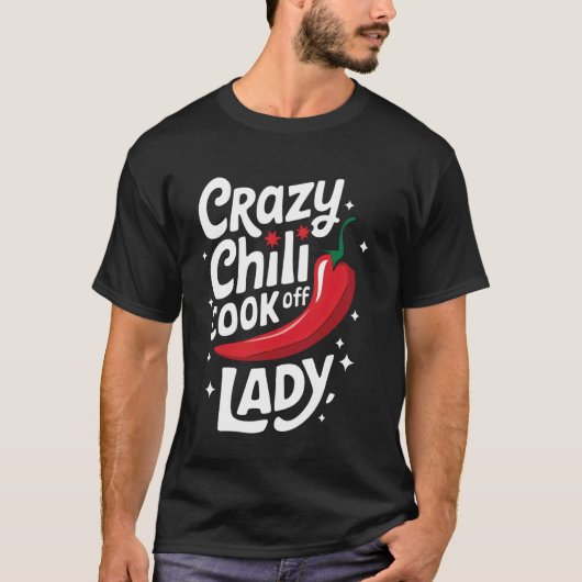 チリが大好き チリ料理コンテスト レディ Tシャツ (正面)
