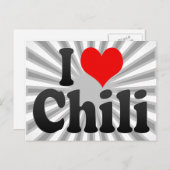 チリが大好き ポストカード (正面/裏面)