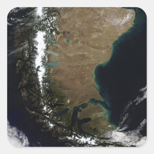 チリとアルゼンチンのパタゴニア地域 スクエアシール (正面)