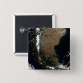 チリとアルゼンチンのパタゴニア地域 缶バッジ (正面&裏面)