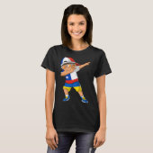 チリとウクライナのハーフ少年 チリ ウクライナ Tシャツ (正面フル)