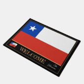 チリとチリのフラグハウス/sports Welcome ドアマット (アングル)