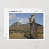 チリのイースター島のはがき ポストカード (正面/裏面)