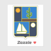 チリのエル・キスコの紋章 シール (シート)