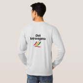 チリのクックアウト長袖 Tシャツ (裏面フル)