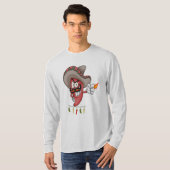 チリのクックアウト長袖 Tシャツ (正面フル)