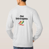 チリのクックアウト長袖 Tシャツ (裏面)