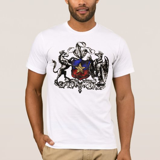 チリのサッカー Tシャツ (正面)