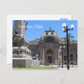 チリのサンティアゴファインアート博物館 ポストカード (正面/裏面)