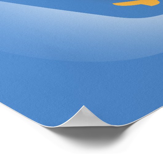 チリのサンティアゴ・ヴィンテージ旅行ポスター ポスター (角)