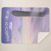 チリのスノーボードのポスター、ネバドス・デ・チラン。 シェルパブランケット (正面(横))