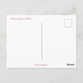 チリのソカイア地方の山々 ポストカード (裏面)