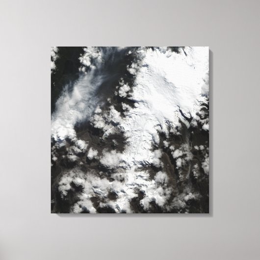 チリのチャイテン火山 キャンバスプリント (正面)