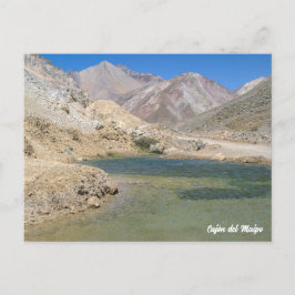 チリのハガキCajon del Maipo ポストカード