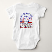 チリのパート2 ベビーボディスーツ (裏面)