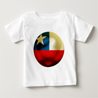 チリのフットボール ベビーTシャツ