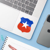 チリのラウンデル シール (ノートパソコンとiPhone)