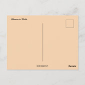 チリのラマ ポストカード (裏面)