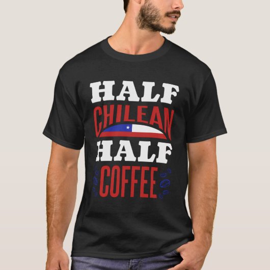 チリのルーツチリ伝統チ誇りを持ったリニ Tシャツ (正面)