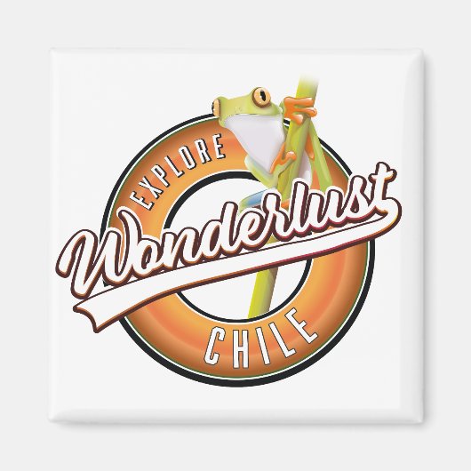 チリの不思議を探る マグネット (正面)