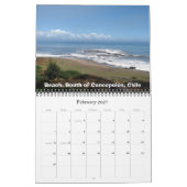 チリの写真 カレンダー (2月 2027)