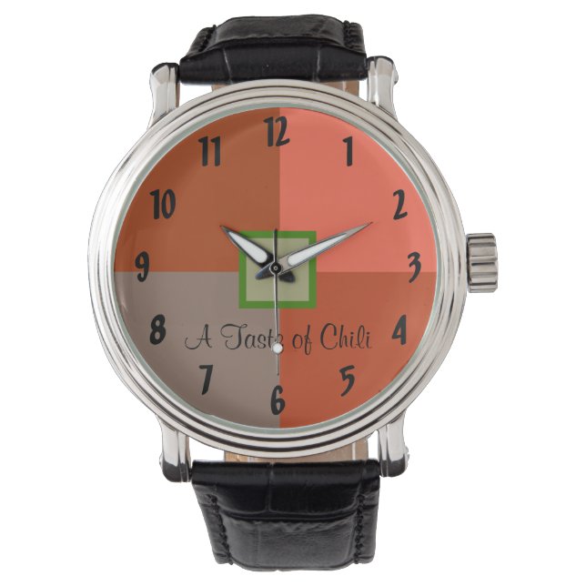 チリの味 腕時計 (正面)