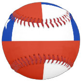 チリの国旗を掲げた愛国的なソフトボール ソフトボール (裏面)