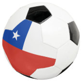 チリの国旗 サッカーボール (3/4)