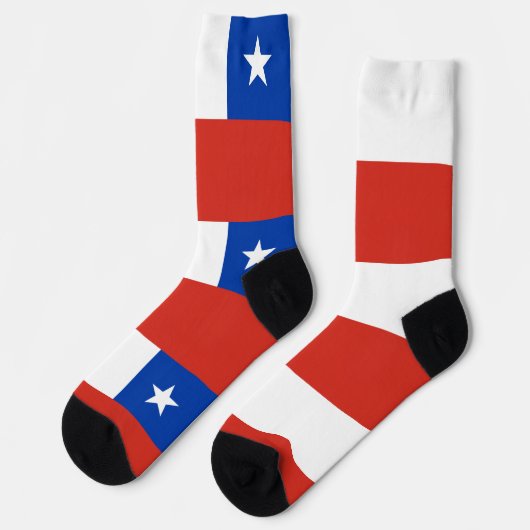 チリの国旗 ソックス (左)