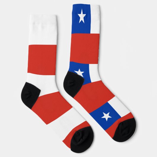 チリの国旗 ソックス (右)