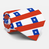 チリの国旗 ネクタイ (ロール)