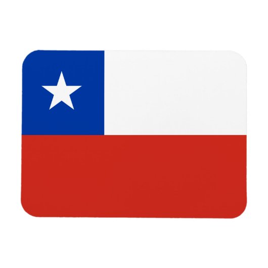 チリの国旗 マグネット (横)