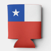 チリの国旗 缶クーラー (裏面)