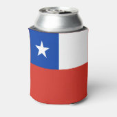チリの国旗 缶クーラー (缶裏面)