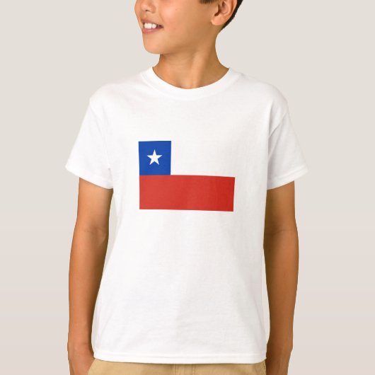 チリの国旗 Tシャツ (正面)