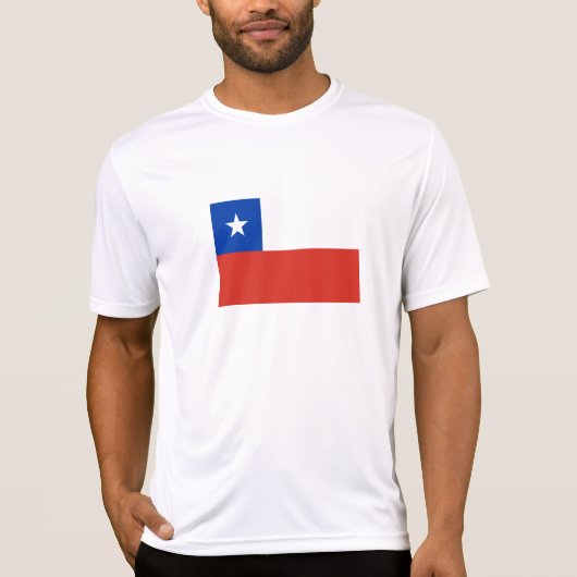 チリの国旗 Tシャツ (正面)