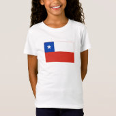チリの国旗 Tシャツ (正面)