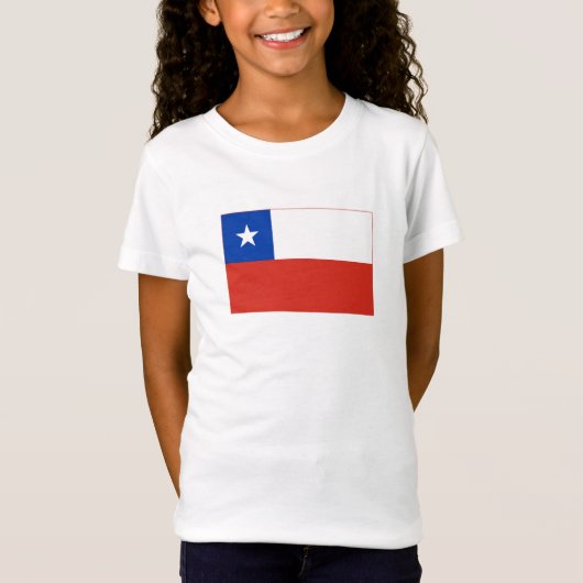チリの国旗 Tシャツ (正面)