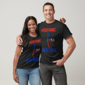チリの地図チリ国旗Hispanic伝統ラテン月 Tシャツ (ユニセックス)